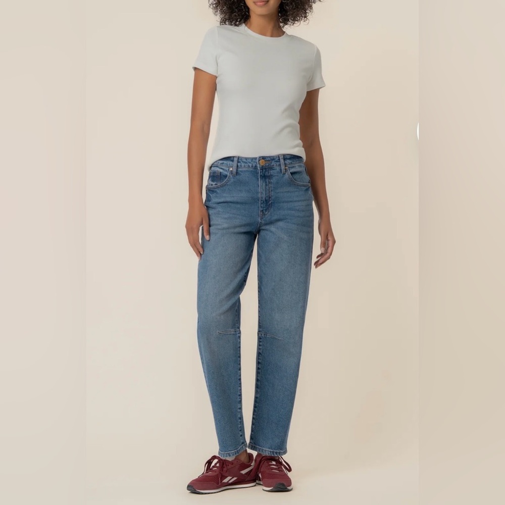 Kut from the Kloth high rise Ashley slouchy barrel